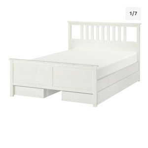 IKEA Hemnes Bed Set (Bed and Dresser)
